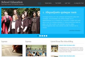 School Education Html模版