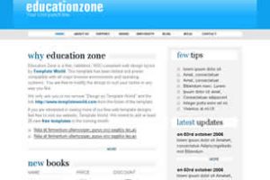 Education Zone Html模版