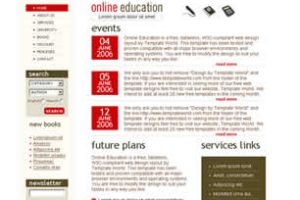 Online Education Html模版