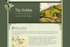 The Hobbit Html模版