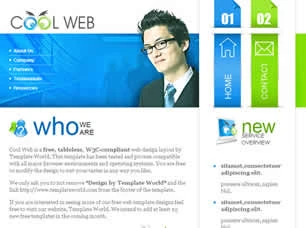 Cool Web Html模版