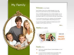 My Family Html模版