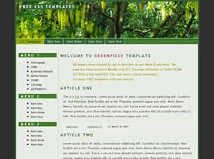 Greenpiece Html模版