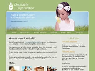 Charitable Organization Html模版