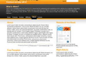 Orange Web 2.0 Html模版