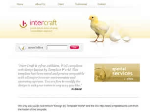 Intercraft Html模版