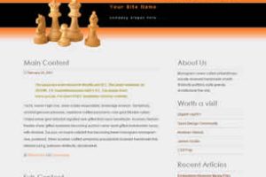 Chesspiece Html模版