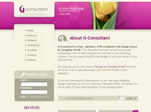 G-Consultant Html模版