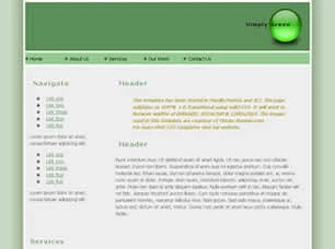 Simply Green Html模版
