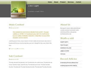 Lime Light Html模版