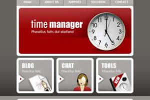 Time Manager Html模版