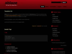 Ablaze 2.1 Html模版