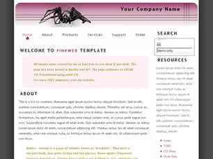 PinkWeb Html模版