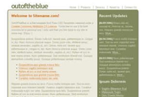 OutOfTheBlue Html模版