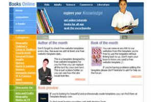 Books Online Html模版
