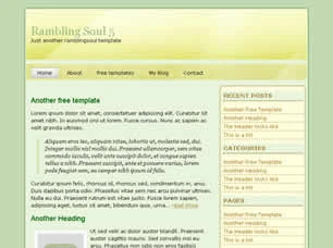 Rambling Soul 5 Html模版