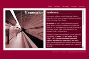 Transmission Html模版