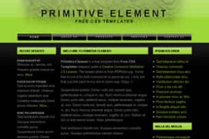 Primitive Element Html模版