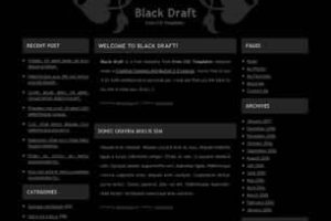 Black Draft Html模版