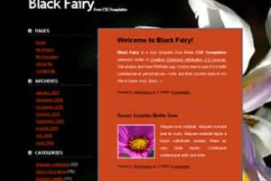 Black Fairy Html模版