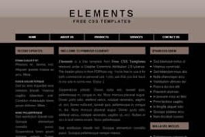 Elements Html模版