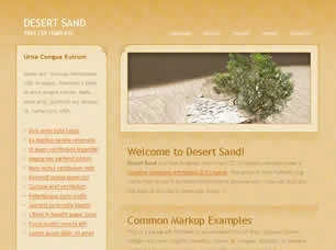 Desert Sand Html模版
