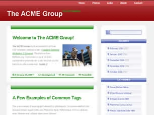 The ACME Group Html模版