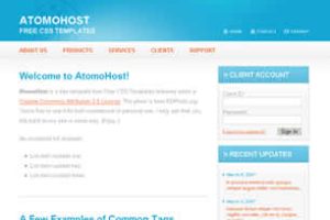 AtomoHost Html模版