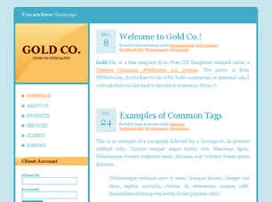 Gold Co. Html模版