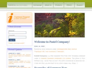 Pastel Company Html模版
