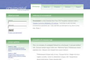 Ornamental Html模版