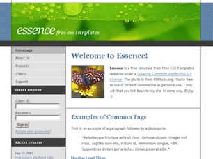 Essence Html模版