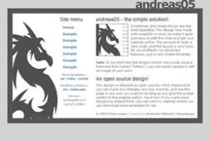 Andreas05 Html模版