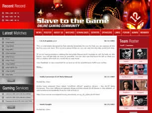 Slave to the Game Html模版