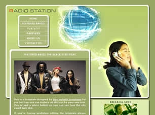 Radio Station Html模版