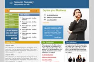 Business Company Html模版