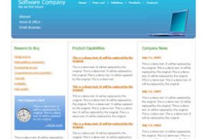 Software Company Html模版
