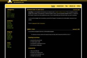 Linux Blog Html模版