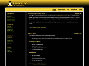 Linux Blog Html模版