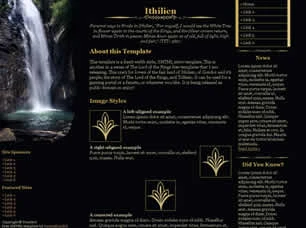 Ithilien Html模版