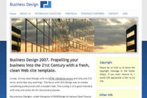 Business Design 2007 Html模版