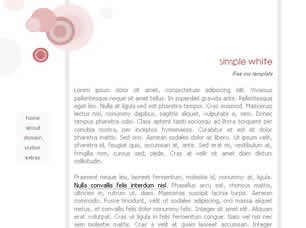 Simple White Html模版