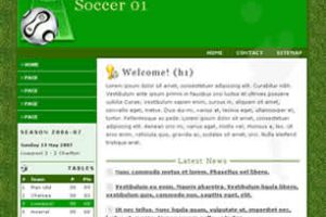 Soccer 01 Html模版