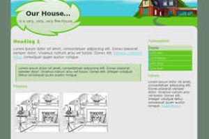 Our House Html模版