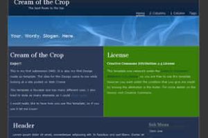 Cream of the Crop Html模版