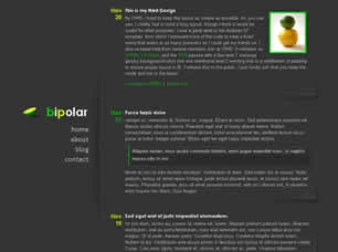 bipolar Html模版