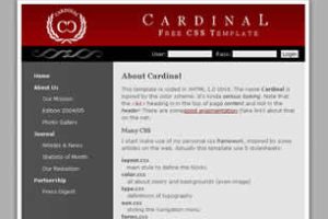 Cardinal Html模版