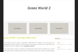 Green World 2 Html模版