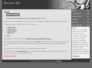 Route 66 Html模版
