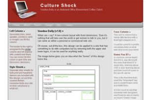 Culture Shock Html模版